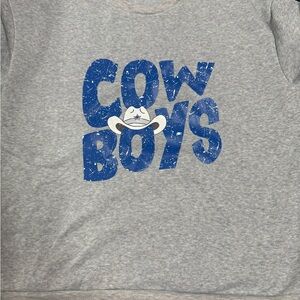 Gray Cowboys Sweatshirt